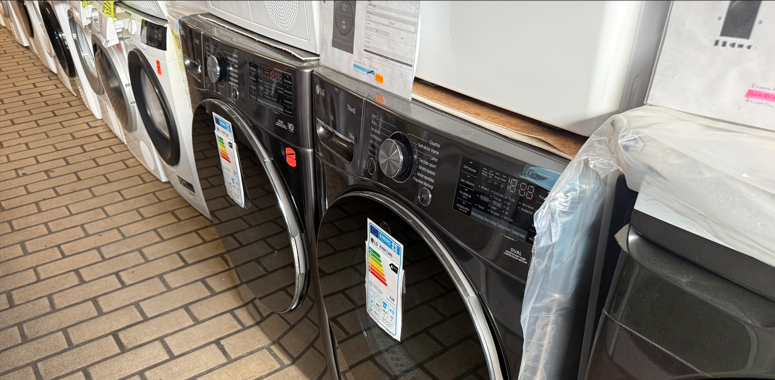 LG Séchoir XXL 18kg. pompe à chaleur/A+++/Wi Fi/Tactile