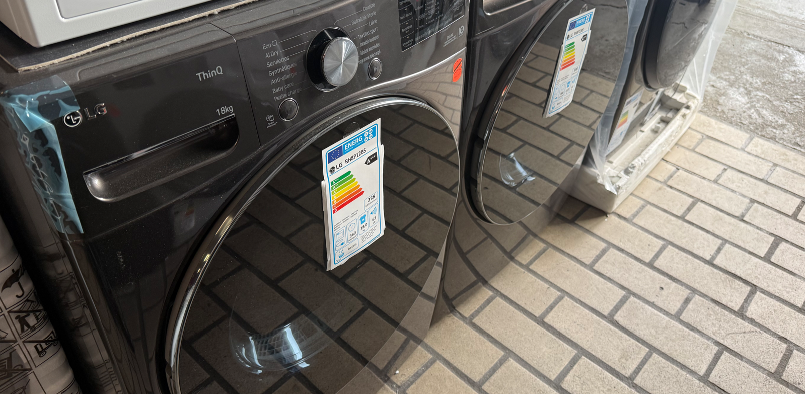 LG Séchoir XXL 18kg. pompe à chaleur/A+++/Wi Fi/Tactile – Image 2