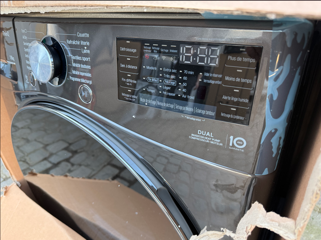 LG Séchoir XXL 18kg. pompe à chaleur/A+++/Wi Fi/Tactile – Image 14
