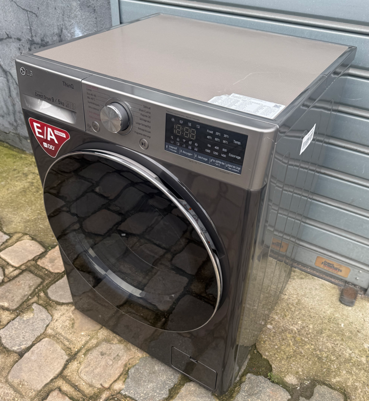 LG (2 en 1) Lave linge séchant Intelligent Direct Drive - 9 kg/ 1400 essorage / Pesée électronique - Image 4