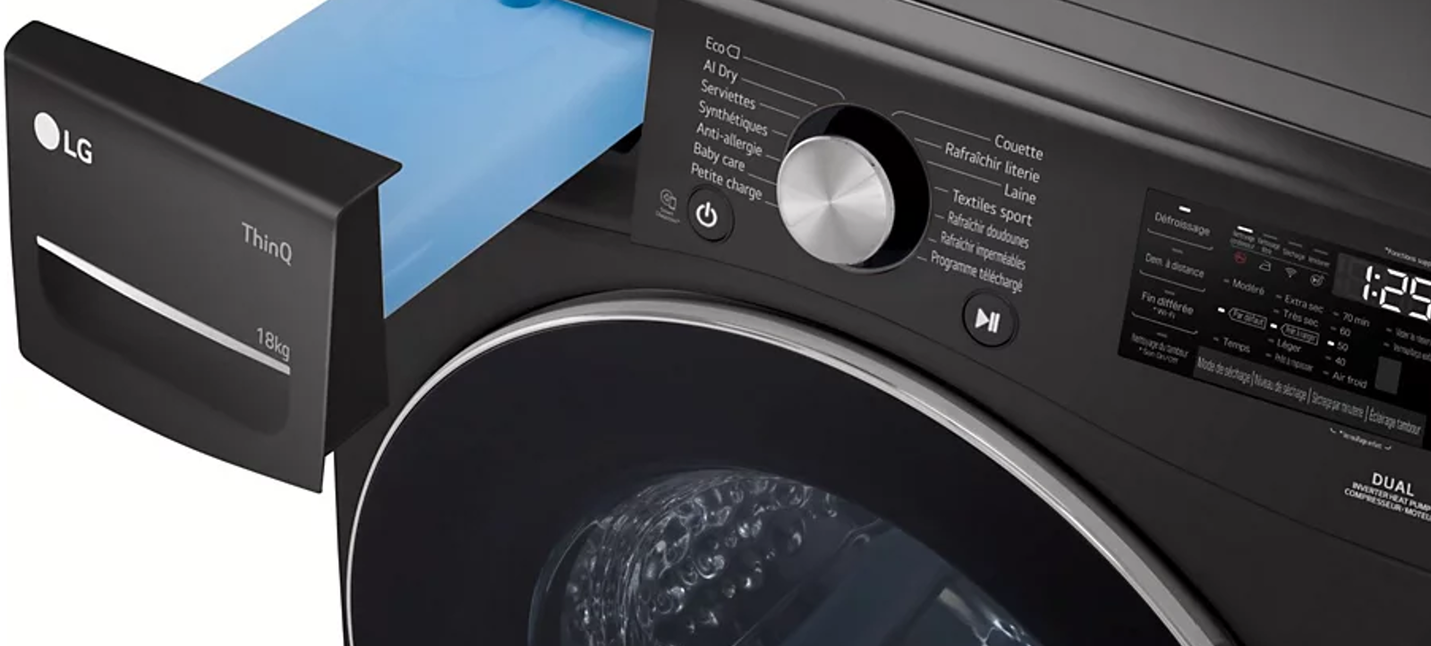 LG Séchoir XXL 18kg. pompe à chaleur/A+++/Wi Fi/Tactile – Image 6
