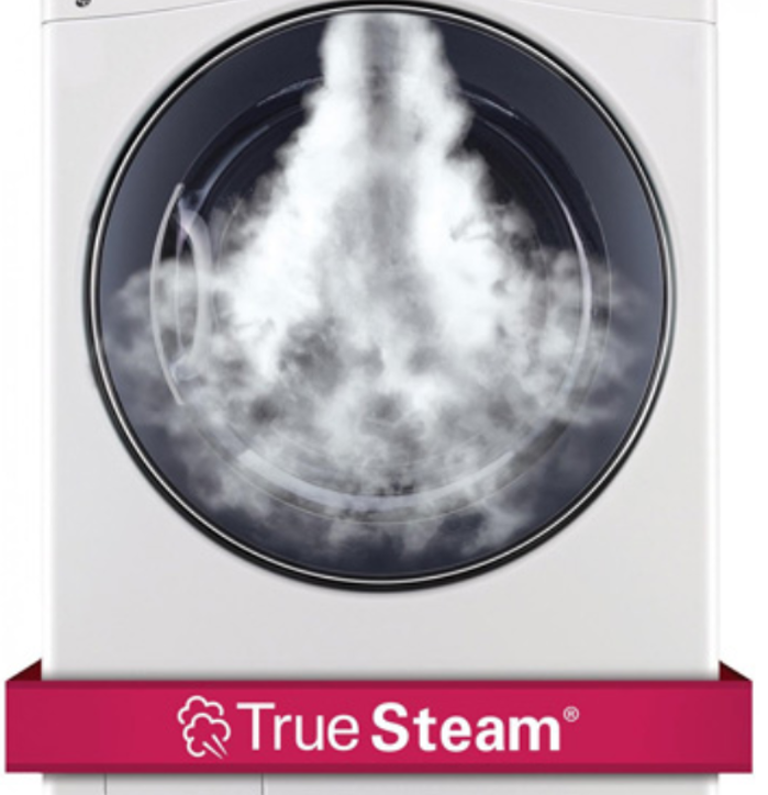 LG Lave linge séchant 2 en 1 / Lavage 17 kg. - Séchage 9 kg. Moteur : Inverter Direct Drive/Vapeur/Connecté – Image 8