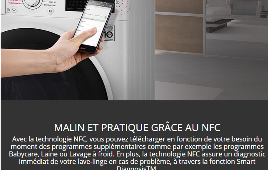 LG Séchoir XXL 18kg. pompe à chaleur/A+++/Wi Fi/Tactile – Image 8