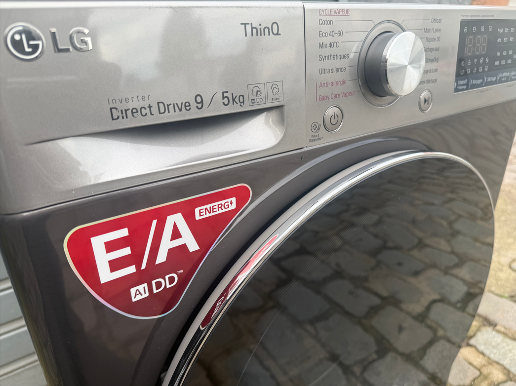 LG (2 en 1) Lave linge séchant Intelligent Direct Drive - 9 kg/ 1400 essorage / Pesée électronique - Image 8