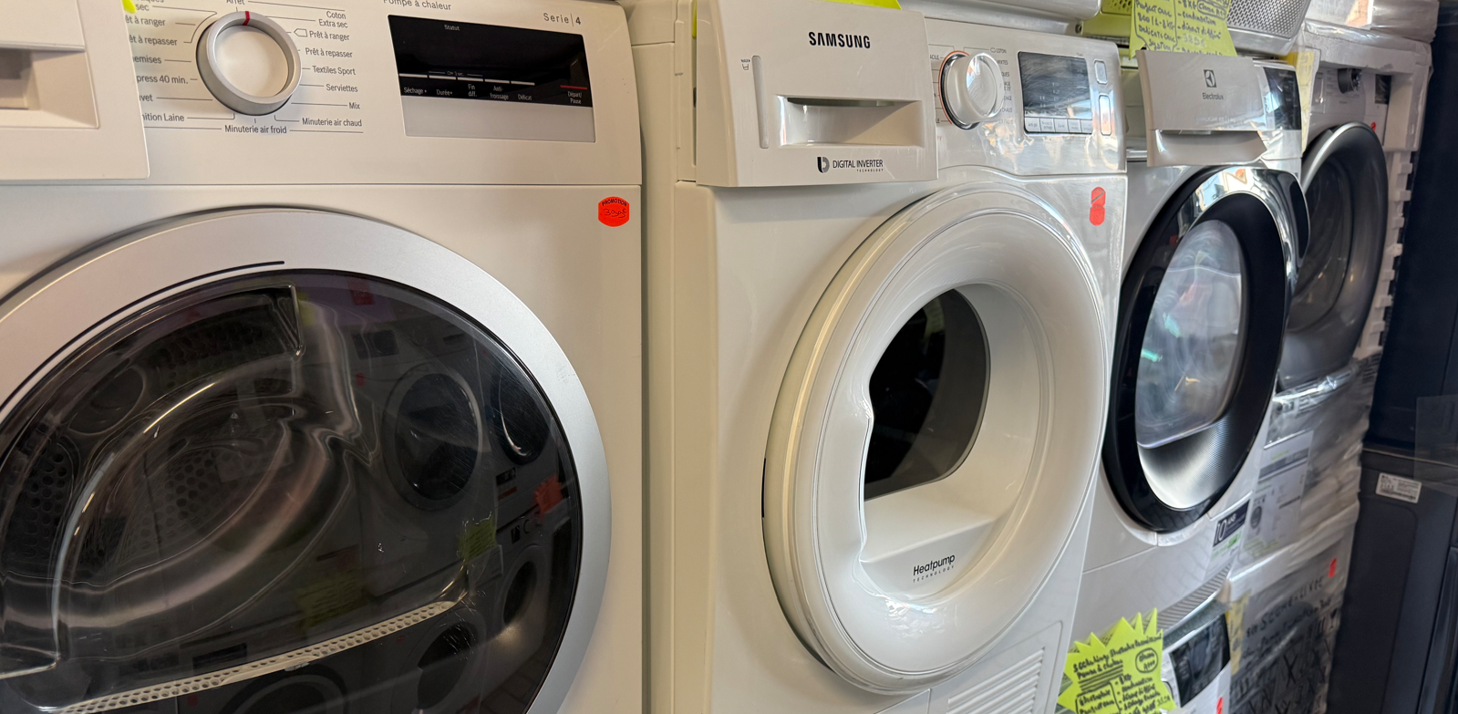 Séchoir Samsung XL 9kg. A+++ Écran d'affichage Tactiles / Heatpump- (pompe à chaleur) – Image 2