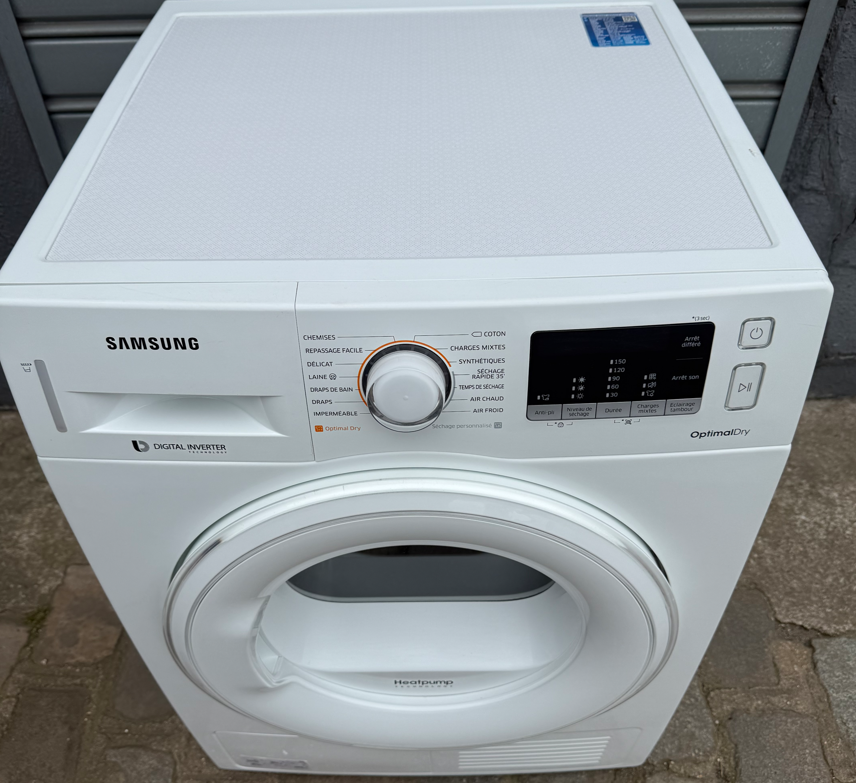 Séchoir Samsung XL 9kg. A+++ Écran d'affichage Tactiles / Heatpump- (pompe à chaleur) – Image 3