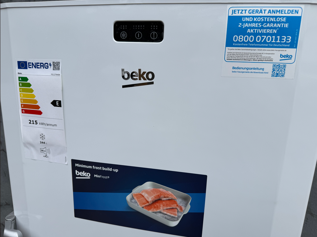 Congélateur armoire BEKO - H. 1,71 cm. /A++ 244 Lit. – Image 5