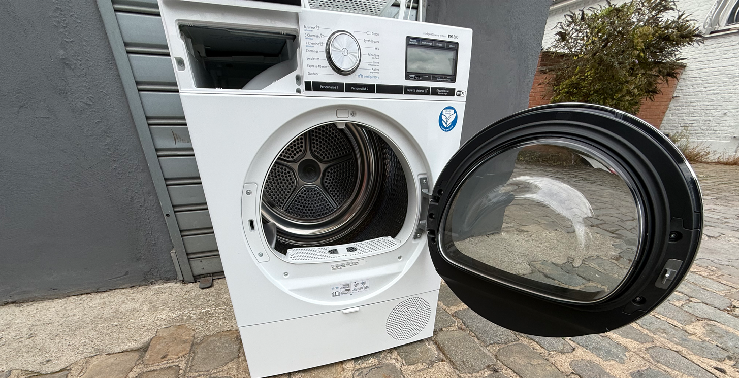 Sèche-linge intelligent SIEMENS IQ 800 Haut de gamme à pompe à chaleur 9 kg / A+++ / Home Connect / Vapeur – Image 8