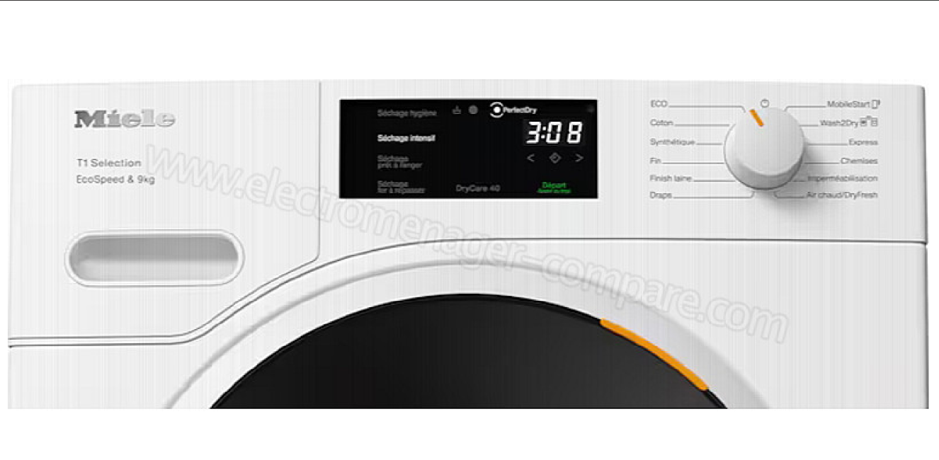 Sèche-linge MIELE T1 White Edition A+++ 9 kg. à pompe à chaleur , Compatible Wi-Fi - Image 9